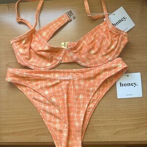 Honey Orange Bikini Set